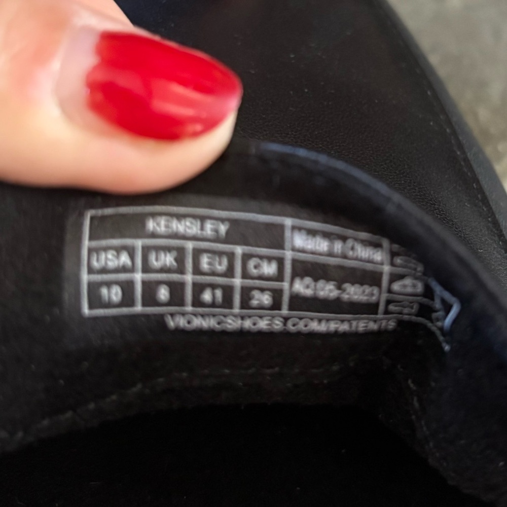 Vionic Kensley Black Loafers Womens Size 10 - image 7